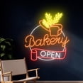 thumbnail image 2 of Handmadetneonsign Bakery Open Neon Sign, Open Bakery Led Light, Bakery Neon Light, Open Led Sign, 2 of 5