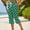0_ Green, variant on Womens Split Capri Pants, Drawstring Waist Polka Dot Pattern, Lightweight Airy Fabric with Loose Fit for Daily Fashion Styling Yellow L