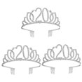 thumbnail image 4 of Masteelf 3pcs Number Crown Creative Birthday Cake Decoration Elegant Headwear Headdress Hair Accessories for Women Girls (Silver 20), 4 of 8