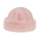 thumbnail image 3 of Gorro de invierno de piel sintética, grueso y moderno, ideal para actividades al aire libre en climas fríos, ciclismo, viajes y acampada. rosa, 3 of 7