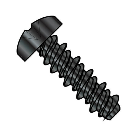 

6-19X3/8 #5HD Phillips Pan High Low Screw Fully Threaded Black Zinc (Pack Qty 10 000) BC-0606HPPBZ