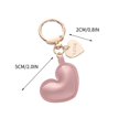 thumbnail image 3 of Bolsas Pequeñas para Regalos,Llavero de Color Lindo de Aleación de Corazón de Cuero,Colgante de Metal de Corazón Dividido de Pareja para Bolso,Accesorios de Llavero Lindos,Presente de San Valentín,,, 3 of 3