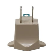 5 Pieces Electrical Ground Adapter 2 Prong Outlet to 3 Prong Plug AC ETL LISTED