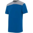 thumbnail image 2 of Augusta Sportswear S Boys CHALLENGE T-SHIRT Royal/Graphite Heather 3056, 2 of 2