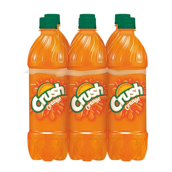Crush Orange Soda, .5 L bottles, 6 pack