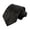 Black, variant on Black Slim Satin Tie For Men Wedding Business Formal Polyester Free Size 57.09In Length 1.38-3.94In Width