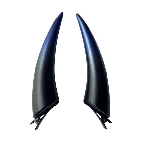 Dark Gothic Horns Hairpin Edge Clips for and Halloween Cartoon Hair Accessories 2PCS