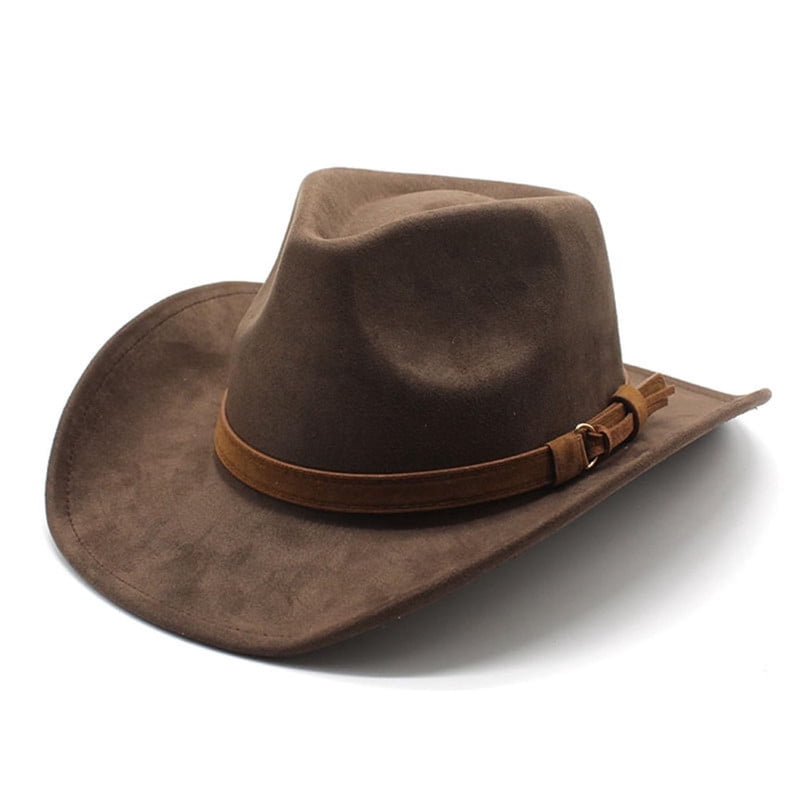 4715 Cowboy Hat For Women And Men Western Suede Hat Panama Hat Cowboy & Cowboy Hat for Women and Men Western Suede Hat Panama Hat  main image 2
