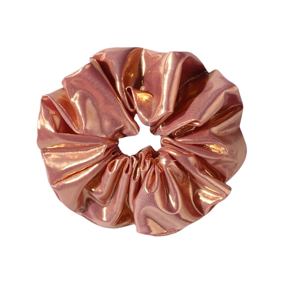 RUISINERY Large Hair Scrunchie With Leather And Fabric Designs Comfortable Hair Holder Hair Tie Unique Hair Accesories For Women