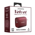 thumbnail image 3 of Velvet USB C Wall Charger Block 20W PD, Liquipel Powertek Type C Fast Charging Cube, Phone Wall Power Adapter with Foldable Plug, Compatible with iPhone, iPad, iWatch, Galaxy, Android, Pixel, Tablet, 3 of 7