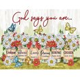thumbnail image 1 of 5D Diamante Pintura Alfabeto Floral Forma Especial Parcial Taladro DIY Arte, 1 of 9