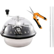 iPower 19-inch Leaf Bowl Trimmer Machine with Upgraded Sharp Stainless-Steel Blades Rotary