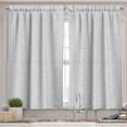 thumbnail image 2 of Ambesonne Polka Dot Valance & Curtain, Neutral Art Circles Boho, 55"x24", Pale Purpleblue Grey, 2 of 7