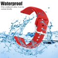 thumbnail image 4 of Silicone Watch Bands Replacement Bands Lightweight Style Strap Comfortable Quick Release Straps Compatible for IMILAB KW66 White, 4 of 9
