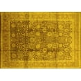 thumbnail image 1 of Ahgly Company Indoor Rectangle Oriental Yellow Traditional Area Rugs, 7' x 9', 1 of 4