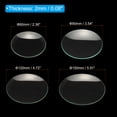 thumbnail image 2 of Uxcell 60/90/120/150mm Diameter Watch Glass, 1 Set Beaker Cover Smooth Edges Chamfered Arc for Laboratory, Transparent, 2 of 5