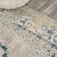 thumbnail image 6 of JONATHAN Y MODERN PERSIAN 3 x 5 Area Rug, Rosalia Cottage Medallion - Navy/Beige, MDP401C-3, 6 of 11
