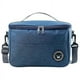 thumbnail image 1 of Bolsa de almuerzo portátil, caja térmica para alimentos, duradera, impermeable, para oficina, lonchera con correa para el hombro, organizador, estuche aislante, azul, 1 of 5