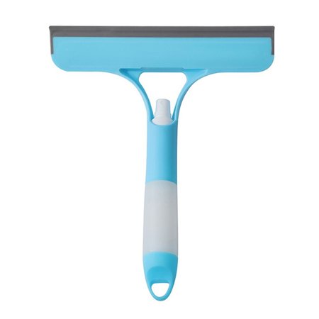Multi-functional With Sprayer Household Double Sided Cleaning Brush Glass Wiper Window Cleaning Tools Glass Cleaner BLUE