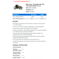 thumbnail image 2 of Water Pump - Compatible with 1996 - 1998 Toyota 4Runner 3.4L V6 1997, 2 of 2