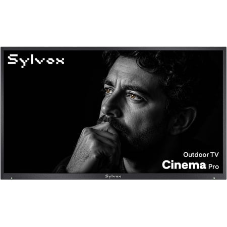 Sylvox Outdoor TV, 65" Mini-LED QLED 3500nits Ultra Brightness, 120Hz Google TV, IP56 Weatherproof,Low Latency,Dolby Atmos,Cinema Pro