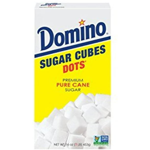 Domino Premium Pure Cane Sugar Cubes Dots, 1 Pound Box