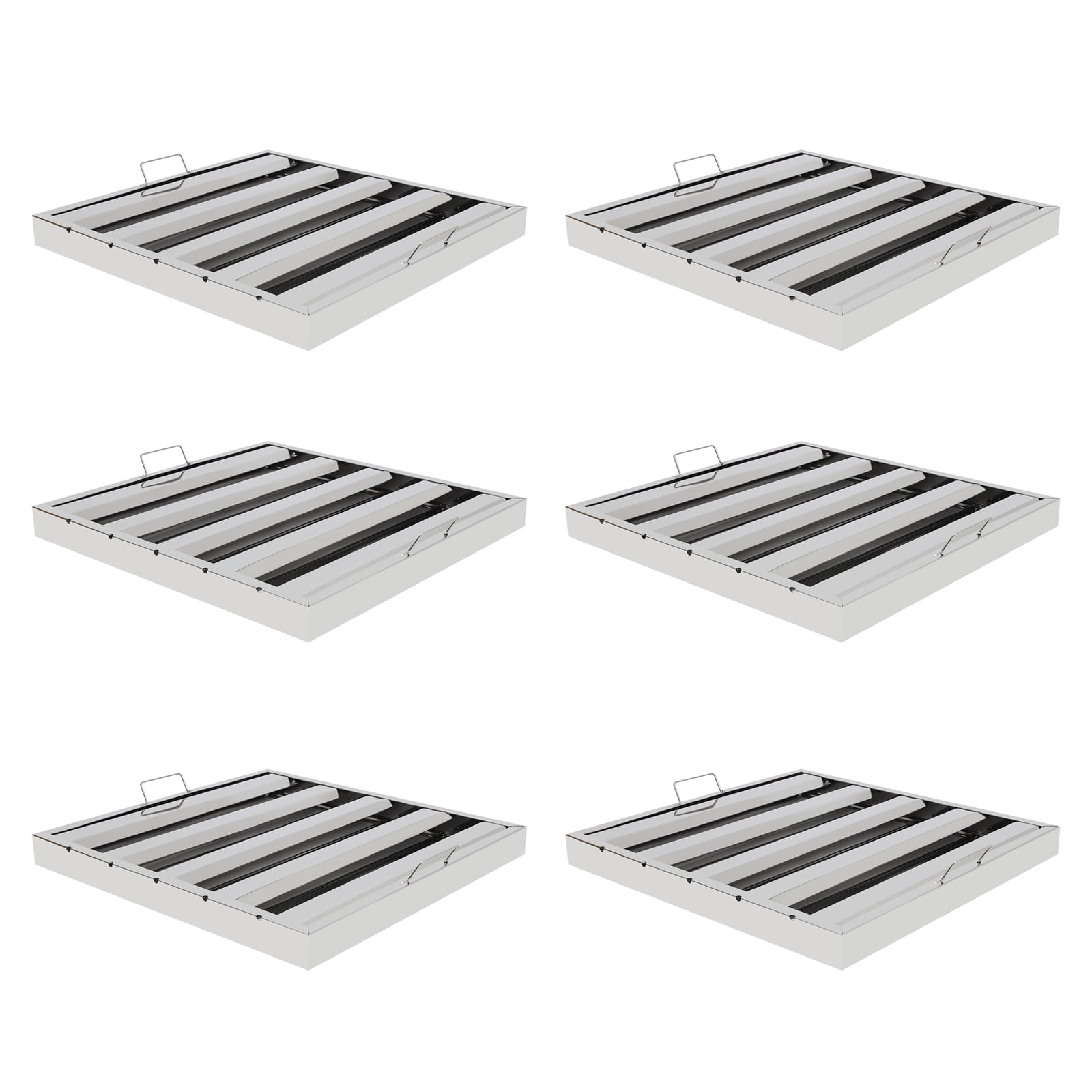 Commercial Range Hood Filter, 430 Stainless Steel, Efficient Oil Collection, Easy to Install and Clean, Ideal for Frying and Grilling
