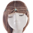 thumbnail image 2 of Diadema con borlas, diadema de joyería de 21,7 pulgadas de largo, diadema de joyería, cadena para la cabeza estilo bohemio, valor inmejorable, 2 of 9