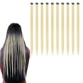 thumbnail image 1 of Hisgeru 10 Pcs Creamy White Hair Extensions 22 inch Party Highlights Clip for Hair, 1 of 5
