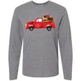 thumbnail image 3 of Inktastic Christmas Red Vintage Truck with Presents Long Sleeve T-Shirt, 3 of 5