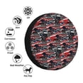 thumbnail image 4 of Yiaed Red And Blue Cars Print Tire Wheel Cover, Waterproof Spare Tire Cover Fit for Jeep, Truck,Trailer, RV, SUV, Camper and Most Vehicle-14 inch, 4 of 6