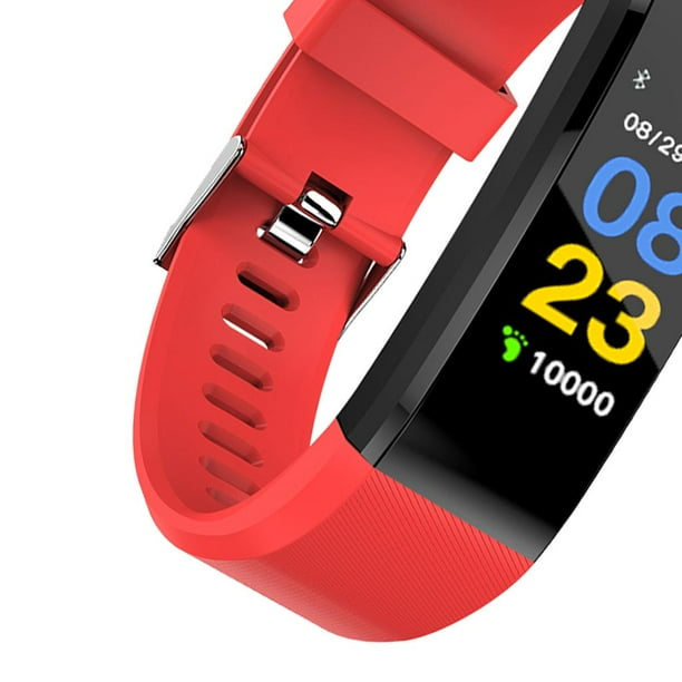 Reloj Deportivo Mujer Android Reloj Actividad Hombre Almacenamiento de Pantalla 0 96 Pulgadas Impermeable IP67 rojo Sunnimix Pulsera inteligente Bluetooth Bodega Aurrera en linea