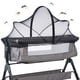 thumbnail image 4 of Cuna Carpas Cubierta Mosquitera Neta La Carpa para Bebés Transpirable Que Mantenga A Los Gatos/insectos Fuera, 4 of 9