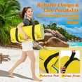 thumbnail image 5 of Costway 3-Layer Tear-Resistant Foam Floating Pad Island Water Sports Relaxing Yellow, 5 of 9