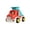 B-Red, variant on Toy Cars for Adults – Friction Powered Construction Vehicle with Light and Sound – Mini Truck for Stress Relief and Desk Decor – Excavator Dumper Fire (Red)