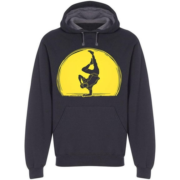 Hip Hop Dancer Hoodie Men -Image by Shutterstock, Male Large