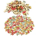 thumbnail image 4 of 200 Uds. Botones de madera de colores, troncos mixtos, botones de cereza para coser manualidades de suéteres para niños, 4 of 8