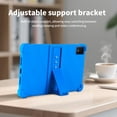 thumbnail image 3 of Fancing for TCL TAB 10 NXTPAPER 5G 10.4 Inch Model 9199S Case Soft Silicone Adjustable Stand Shockproof Kids Friendly Cover for TCL TAB 10 NXTPAPER 5G (Blue), 3 of 7