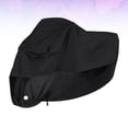 thumbnail image 3 of BRIGHTFUFU Funda para motocicleta, lona impermeable, bolsa portátil para protección solar contra el óxido (negro, XL, con orificio para cerradura), 3 of 7