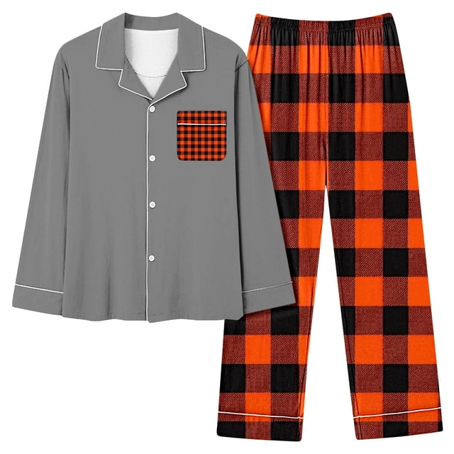 TJAZFJPA Ensemble de Pyjama Noir Ensemble Imprimé pour Femmes Pyjamas Confortables pour Pyjamas Festifs pour Femmes Ensemble Jeans de Pyjama Doux et Confortables pour Femmes