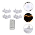thumbnail image 3 of SHOWERORO 12pcs Votive LED Candles LED Candle Lamp White Remote Control Operation for Friends, 3 of 8