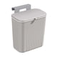 thumbnail image 3 of Cubo de basura colgante para cocina, cubo de basura con tapa, cubo de basura pequeño debajo del fregadero. gris, 3 of 9