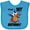 Turquoise, variant on Inktastic 1st Birthday All Stars Boys Baby Bib