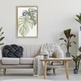 thumbnail image 2 of Stupell Industries Philodendron Monstera Leaves Gold Framed Floater Canvas Wall Art design by Errico & Slyp, 31 x 21, 2 of 9