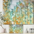 thumbnail image 5 of DESIGN ART Designart "Triangular Cascade" Modern & Contemporary Gallery-wrapped Canvas 20 in. wide x 12 in. high, 5 of 5