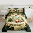thumbnail image 2 of Homewish Cartoon Santa Claus Deer 2pcs Bedding Comforter Set for Kids Children Teens,Merry Christmas Twin Comforter Sets,Xmas Festival Breathable Bedding Set,Microfiber Bedroom Decor,Reversible, 2 of 8