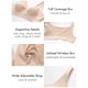 thumbnail image 4 of Sostén AISILIN sin Varillas Talla Grande 44DD Beige de Cobertura Completa, 4 of 5