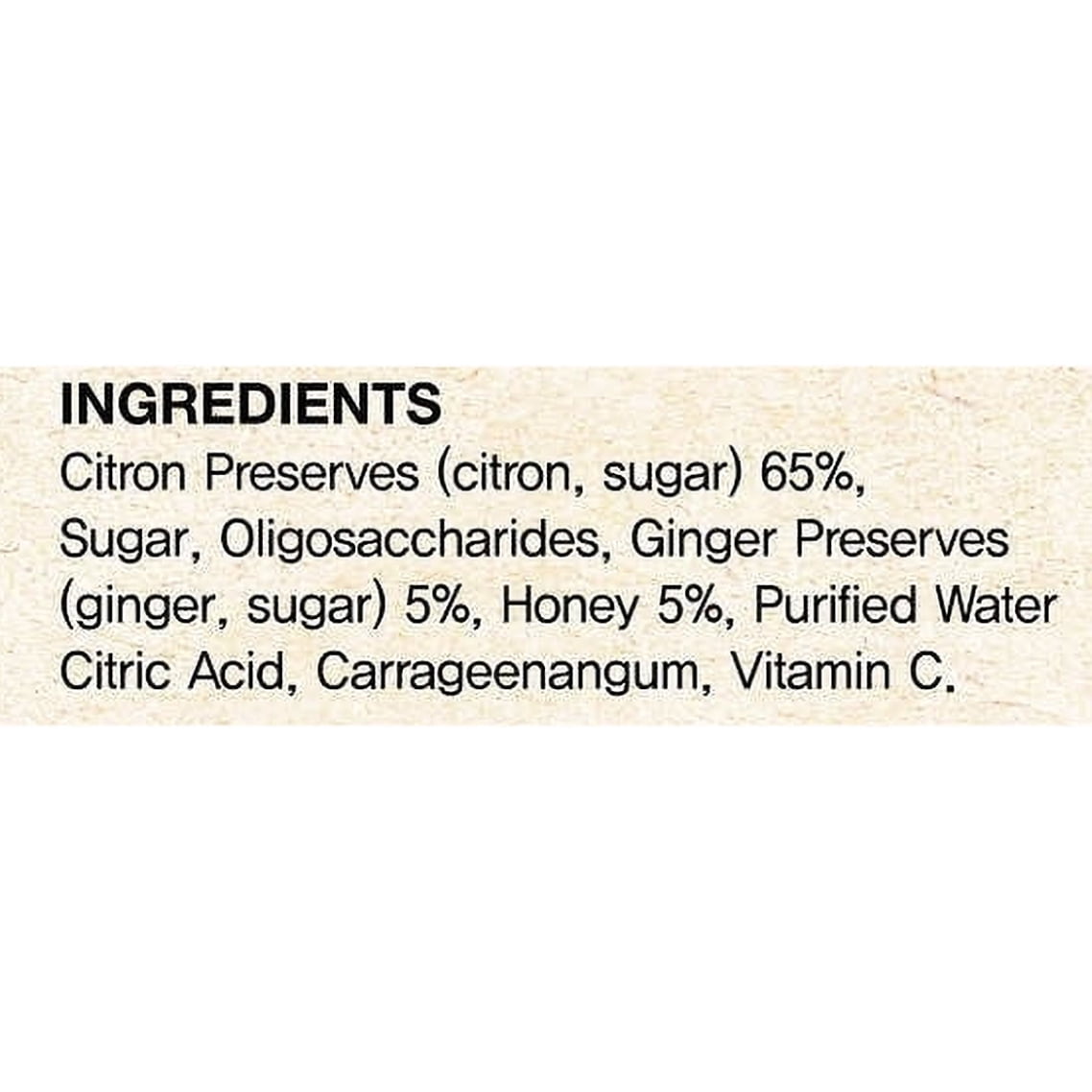 Vonbee Honey Citron and Ginger Tea 70.54 Ounce Jar