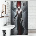 thumbnail image 4 of Pinhead Shower Curtain, Bath Curtain Bathroom Home Decor Waterproof Polyester for Bathroom with 12 Hooks 35.43x70.87Inch（90x180cm）, 4 of 8
