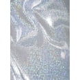 thumbnail image 4 of Haitryli Kids Girls Hip Hop Dance Pants Shiny Metallic Trousers Stage Performance Bottoms Dancewear Silver 3-4, 4 of 7